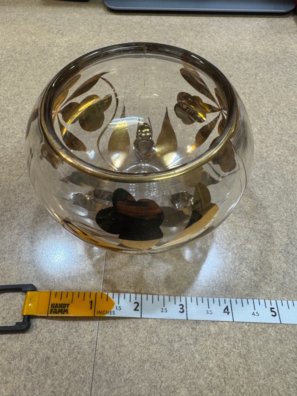 vintage mid-century modern pedestal candy dish or bowl